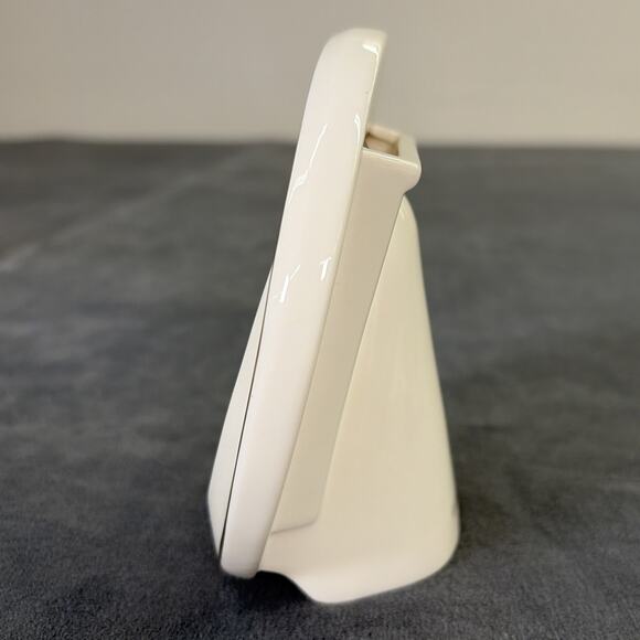 3) Lenox Ivory Porcelain Picture Frame Round 14k Gold Trim 5 " Tall EUC Charity - Picture 3 of 9